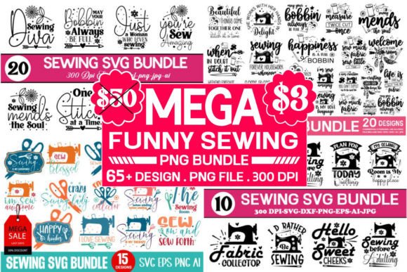 Download Funny Sewing Svg Bundle,65 Design - Sewing svg Collection