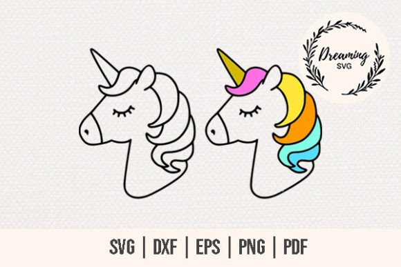 Download Unicorn SVG - Unicorn Head Silhouette - Unicorn svg Collection