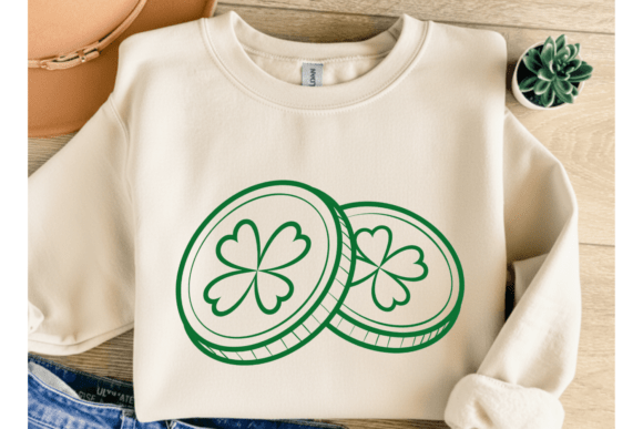 Download Shamrock Coin PNG, St Patrick’s Day - Premium Bundle